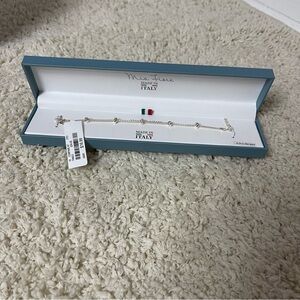 Mia Fiore Silver Bracelet with Italian Charm